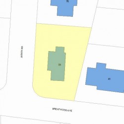 84 Judith Rd, Newton, MA 02459 plot plan