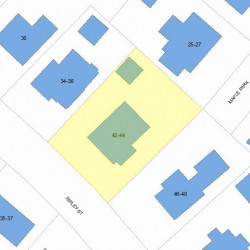42 Ripley St, Newton, MA 02459 plot plan