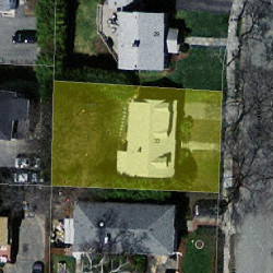 33 Fordham Rd, Newton, MA 02465 aerial view