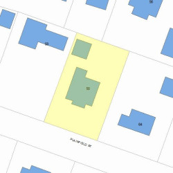 58 Plainfield St, Newton, MA 02468 plot plan