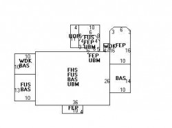 93 Plymouth Rd, Newton, MA 02461 floor plan