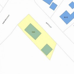 1560 Washington St, Newton, MA 02465 plot plan