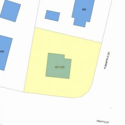 427 Crafts St, Newton, MA 02465 plot plan