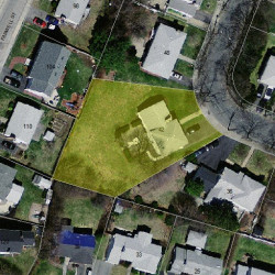42 Anthony Cir, Newton, MA 02460 aerial view