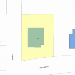 69 Waldorf Rd, Newton, MA 02461 plot plan