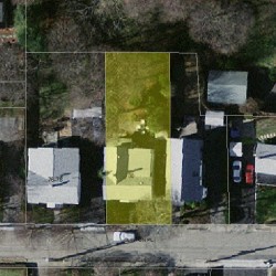 80 Clinton Pl, Newton, MA 02459 aerial view