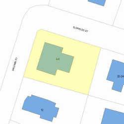 4 Baldwin St, Newton, MA 02458 plot plan