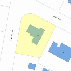46 Kenmore St, Newton, MA 02459 plot plan