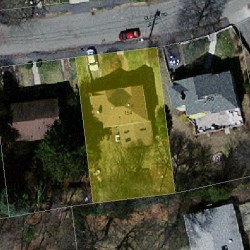154 Oliver Rd, Newton, MA 02468 aerial view