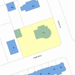 413 Cherry St, Newton, MA 02465 plot plan