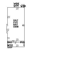 1593 Washington St, Newton, MA 02465 floor plan