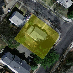 81 Margaret Rd, Newton, MA 02461 aerial view