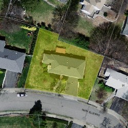 99 Mary Ellen Rd, Newton, MA 02468 aerial view