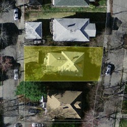 21 Westbourne Rd, Newton, MA 02459 aerial view