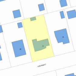 37 Stearns St, Newton, MA 02459 plot plan