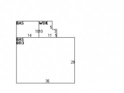 66 Cumberland Rd, Newton, MA 02465 floor plan