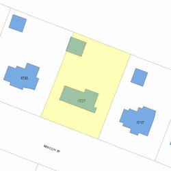 1727 Beacon St, Newton, MA 02468 plot plan