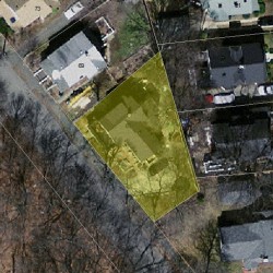 65 Kaposia St, Newton, MA 02466 aerial view