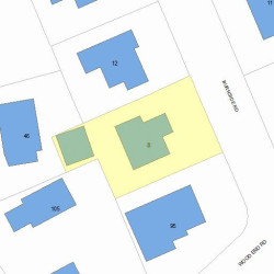 8 Burnside Rd, Newton, MA 02461 plot plan