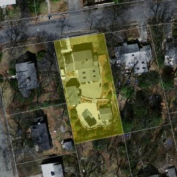 27 Roundwood Rd, Newton, MA 02464 aerial view