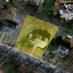 175 Mill St, Newton, MA 02460 aerial view