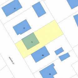 73 Harding St, Newton, MA 02465 plot plan