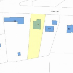 270 Kenrick St, Newton, MA 02458 plot plan