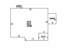 215 Auburn St, Newton, MA 02465 floor plan