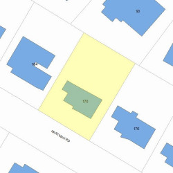 170 Hartman Rd, Newton, MA 02459 plot plan