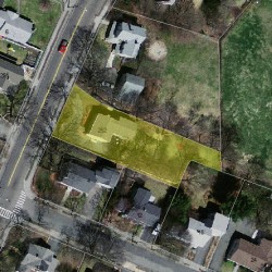 252 Lexington St, Newton, MA 02466 aerial view