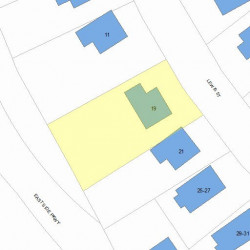 19 Lewis St, Newton, MA 02458 plot plan