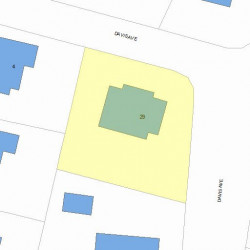 29 Davis Ave, Newton, MA 02465 plot plan