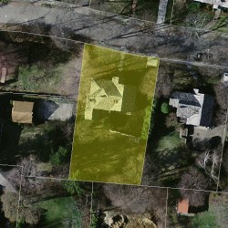 19 Alderwood Rd, Newton, MA 02459 aerial view