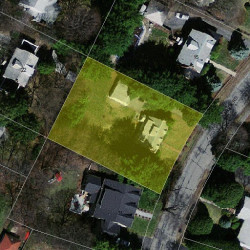 25 Varick Rd, Newton, MA 02468 aerial view