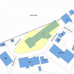 87 Rumford Ave, Newton, MA 02466 plot plan