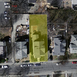 93 Madison Ave, Newton, MA 02460 aerial view