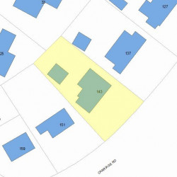 143 Commonwealth Ave, Newton, MA 02459 plot plan