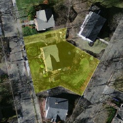 56 Boulevard Rd, Newton, MA 02459 aerial view