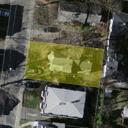 26 Emerson St, Newton, MA 02458 aerial view