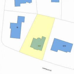 1221 Commonwealth Ave, Newton, MA 02465 plot plan