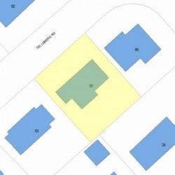 59 Fellsmere Rd, Newton, MA 02459 plot plan