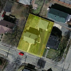 195 Auburn St, Newton, MA 02466 aerial view