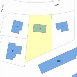 11 Gail Rd, Newton, MA 02462 plot plan