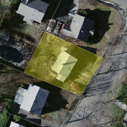 9 Duxbury Rd, Newton, MA 02459 aerial view