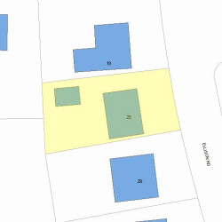 25 Ellison Rd, Newton, MA 02459 plot plan