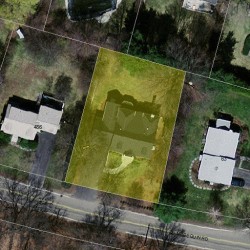 494 Quinobequin Rd, Newton, MA 02468 aerial view