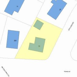 33 Coolidge Rd, Newton, MA 02459 plot plan