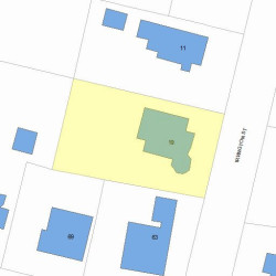 19 Irvington St, Newton, MA 02468 plot plan