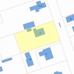 21 Elm St, Newton, MA 02465 plot plan