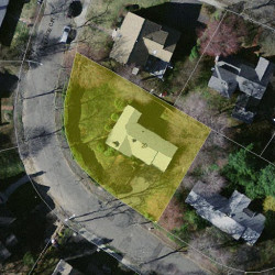 20 Village Cir, Newton, MA 02459 aerial view